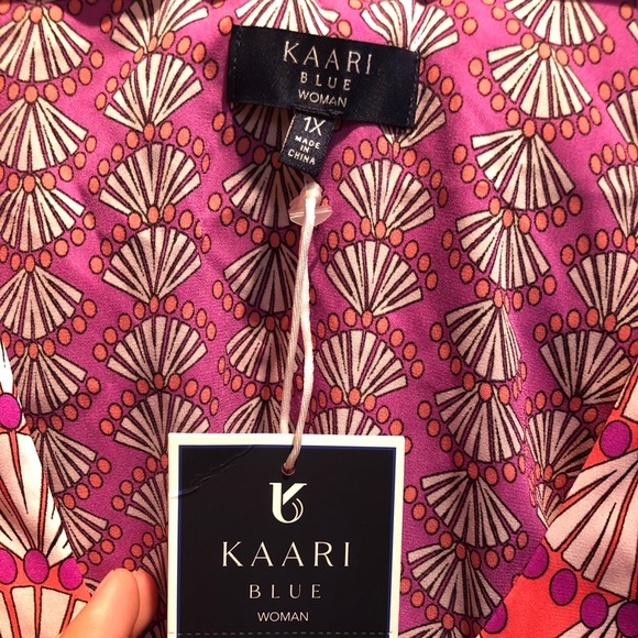 pink and purple tank with bow - Picture 2 of 5